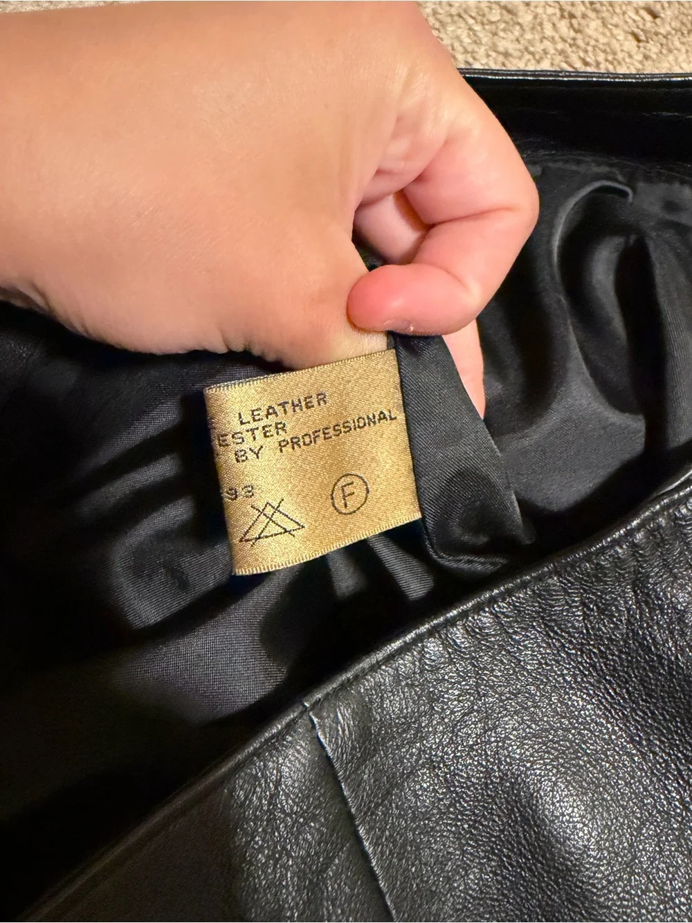 Leather Pencil Skirt size 8